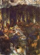 Paul Cezanne The Orgy or the Banquet oil on canvas